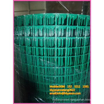 Anping 1" hole size pvc coating after welding reinforce wire mesh factory